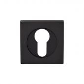 SZM001SQMB - Carlisle Brass Serozzetta Square Euro Profile Escutcheon (Concealed Fix) Matt Black