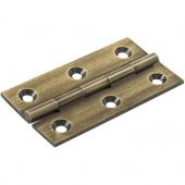 FTD800DAB - Carlisle Brass Fingertip Design Cabinet Hinge 64 x 35 x 2mm Antique Brass