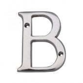 NBSC - Carlisle Brass Letter Face Fix (B) 53mm Satin Chrome