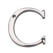 NCCP - Carlisle Brass Letter Face Fix (C) 53mm Polished Chrome