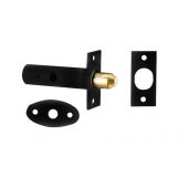 DSB8225BLACK - Carlisle Brass Eurospec Door Security Bolt 65mm (35mm c/c) Black