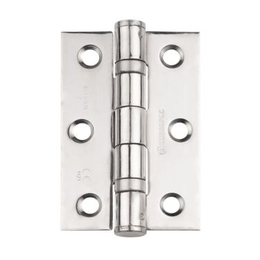 Click Here To Enlarge This Photo Of HIN1322/7BSS - Carlisle Brass Eurospec 76mm x 51mm x 2mm Ball Bearing Hinges Grade 7 (40kg) Polished Stainless Steel