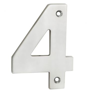Click Here To Enlarge This Photo Of NUM10104SSS - Carlisle Brass Eurospec Number 4 100mm Satin Stainless Steel