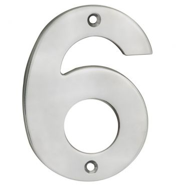 Click Here To Enlarge This Photo Of NUM10106/9SSS - Carlisle Brass Eurospec Number 6/9 100mm Satin Stainless Steel