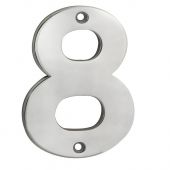 NUM10108SSS - Carlisle Brass Eurospec Number 8 100mm Satin Stainless Steel