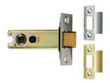 TLS5030EB/SSS - Carlisle Brass Eurospec Easi-T Heavy Sprung Tubular Latch 76mm Satin Stainless Steel