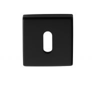 QE003BLK - Carlisle Brass Manital Square Standard Key Escutcheon Black