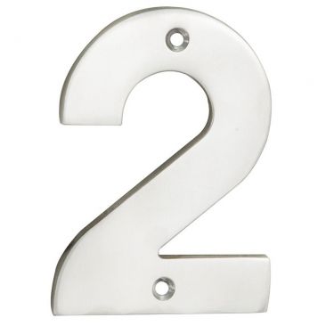 Click Here To Enlarge This Photo Of NUM10102BSS - Carlisle Brass Eurospec Number 2 100mm Polished Stainless Steel