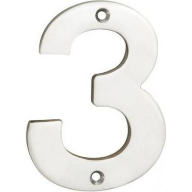 Click Here To Enlarge This Photo Of NUM10103BSS - Carlisle Brass Eurospec Number 3 100mm Polished Stainless Steel
