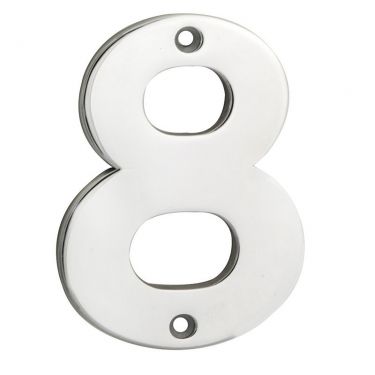 Click Here To Enlarge This Photo Of NUM10108BSS - Carlisle Brass Eurospec Number 8 100mm Polished Stainless Steel