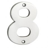 NUM10108BSS - Carlisle Brass Eurospec Number 8 100mm Polished Stainless Steel