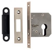 EDE5025SN - Carlisle Brass Eurospec Easi-T Euro Cylinder Deadlock Case 64mm Residential Satin Nickel