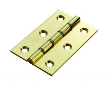 HDPBW21 - Carlisle Brass Hinge Double Phosphor Bronze Washered Butt 76 x 50 x 2.5mm Polished Lacquered