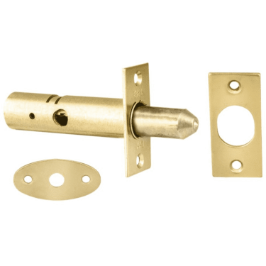 Click Here To Enlarge This Photo Of DSB8225LEB - Carlisle Brass Eurospec Door Security Bolt 85mm (57mm c/c) Electro Brass