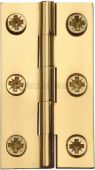 HG99-115-PB Heritage Brass Hinge Brass 2" x 1 ⅛" Polished Brass Finish