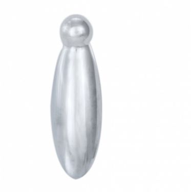 Click Here To Enlarge This Photo Of AQ45SC - Carlisle Brass Architectural Quality Covered Escutcheon (Pear Drop) Satin Chrome