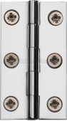 HG99-115-PC Heritage Brass Hinge Brass 2" x 1 ⅛" Polished Chrome Finish
