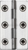 HG99-115-SC Heritage Brass Hinge Brass 2" x 1 ⅛" Satin Chrome Finish
