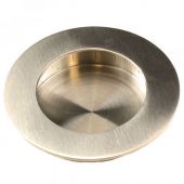 FPH1002SSS - Carlisle Brass Eurospec Circular Flush Pull 48mm Dia. Satin Stainless Steel