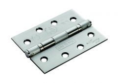 SCH14325/13BSS - Carlisle Brass Eurospec 102mm x 76mm x 2.5mm Grade 13 Slimline Hinges Polished Stainless Steel
