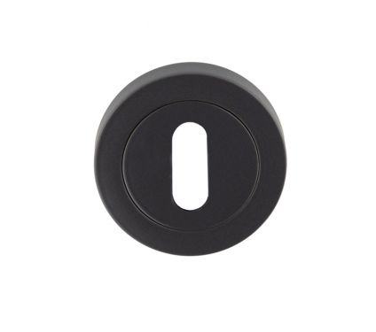 Click Here To Enlarge This Photo Of EUL002MB - Carlisle Brass Standard Key Lock Escutcheon Matt Black