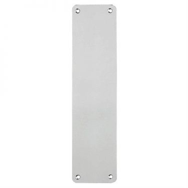 Click Here To Enlarge This Photo Of FPP45000SAA - Carlisle Brass Eurospec Finger Plate 500 x 75mm (Plain) Satin Anodised Aluminium