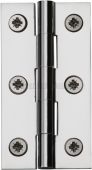 HG99-125-PC Heritage Brass Hinge Brass 3" x 1 ⅝" Polished Chrome Finish