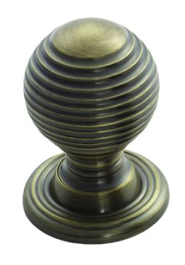 Click Here To Enlarge This Photo Of M1004FB - Carlisle Brass Fingertip Design Queen Anne Knob 28mm Florentine Bronze