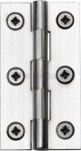 HG99-125-SC Heritage Brass Hinge Brass 3" x 1 ⅝" Satin Chrome Finish