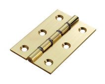 HDSW3 - Carlisle Brass Double Steel Washered Butt Hinges 102mm x 67mm x 2.5mm Satin Brass