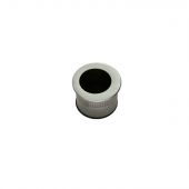 ART56SN - Carlisle Brass Manital (Round) Flush Finger Pull 25 x 23mm Satin Nickel