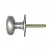 AA33SC - Carlisle Brass Thumbturn to suit Rackbolt (Oval) Hardened Steel Spline Spindle Satin Chrome