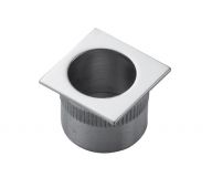 ART56QSC - Carlisle Brass Manital (Square) Flush Finger Pull 27 x 27mm Satin Chrome