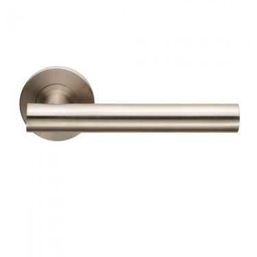 Click Here To Enlarge This Photo Of CSL1194/6SSS - Carlisle Brass Eurospec 19mm T-Bar Lever on 6mm Slim Round Rose (G304) Satin Stainless Steel