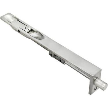 Click Here To Enlarge This Photo Of FBT1008SSS - Carlisle Brass Eurospec 8" Lever Action Flush Bolt (Square) Satin Stainless Steel