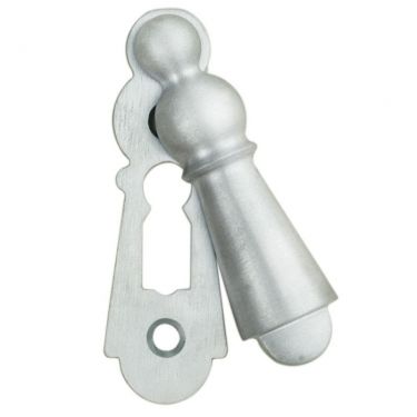 Click Here To Enlarge This Photo Of DK4SC - Carlisle Brass Delamain Large Covered Escutcheon Satin Chrome