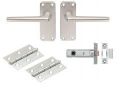 SAA22/INTB - Carlisle Brass Eurospec Aluminium Lever Latch Internal Door Pack