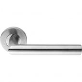 CSL1192BSS - Carlisle Brass Eurospec 19mm Mitred Lever on Round Rose (G304) Polished Stainless Steel
