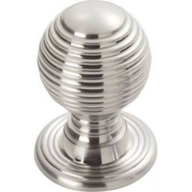 Click Here To Enlarge This Photo Of M1005CP - Carlisle Brass Fingertip Design Queen Anne Knob 35mm Polished Chrome