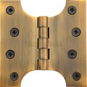 HG99-385-AT Heritage Brass Parliament Hinge Brass 4" x 2" x 4" Antique Brass Finish