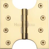 HG99-385-PB Heritage Brass Parliament Hinge Brass 4" x 2" x 4" Polished Brass Finish