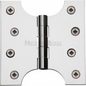 HG99-385-PC Heritage Brass Parliament Hinge Brass 4" x 2" x 4" Polished Chrome Finish