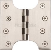 HG99-385-SN Heritage Brass Parliament Hinge Brass 4" x 2" x 4" Satin Nickel Finish