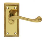 CBG2 - Carlisle Brass Georgian Lever Latch Furniture (Contract Range) Polished Brass