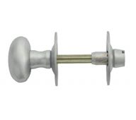 AA32SC - Carlisle Brass Thumbturn & Release to suit Rackbolt (Oval) Spline Spindle Satin Chrome