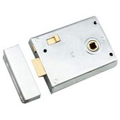 RLE8043SC - Carlisle Brass Eurospec Rim Latch 105mm x 81mm Satin Chrome