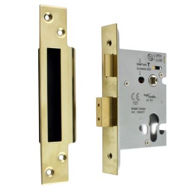 Click Here To Enlarge This Photo Of ESS5025PVD - Carlisle Brass Eurospec Easi-T 64mm Euro Profile Sashlock PVD Stainless Brass