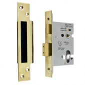 ESS5025PVD - Carlisle Brass Eurospec Easi-T 64mm Euro Profile Sashlock PVD Stainless Brass