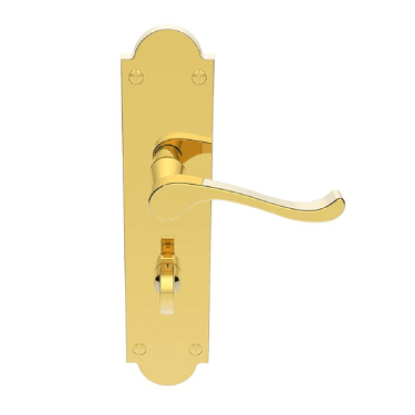 Click Here To Enlarge This Photo Of CBS68WC - Carlisle Brass Victorian Shaped Scroll Lever Bathroom Furniture (Contract Range) Polished Brass