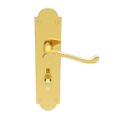 CBS68WC - Carlisle Brass Victorian Shaped Scroll Lever Bathroom Furniture (Contract Range) Polished Brass